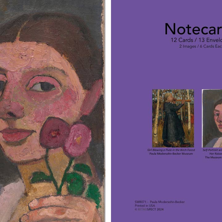 The Retrospect Group Collection - Wholesale Stationery/Notecard Set - Paula Modersohn-Becker - Small Boxed Notes