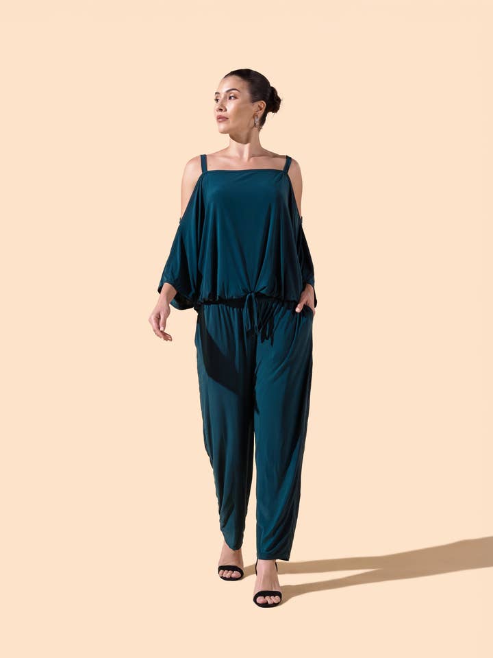 Off-shoulder buksedragt - Petrina for engroshandel hos Osanna Creazione
