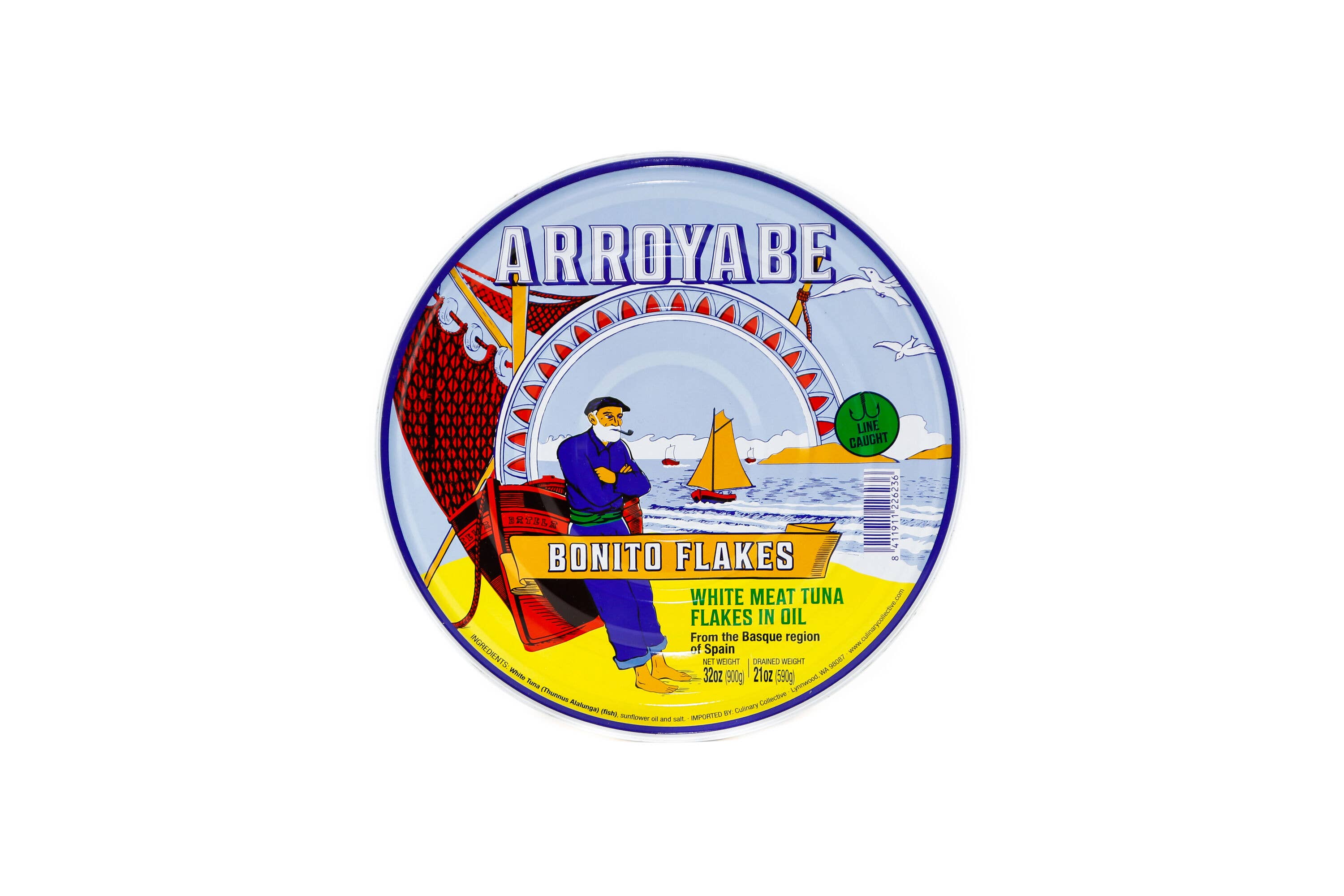 Matiz - Wholesale Tinned Fish - Arroyabe Bonito Tuna Flakes - One 2.2lb tin0