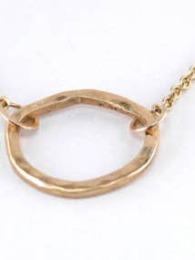 Collana con cerchio galleggiante per la vendita all'ingrosso da parte di Zahavah Jewelry