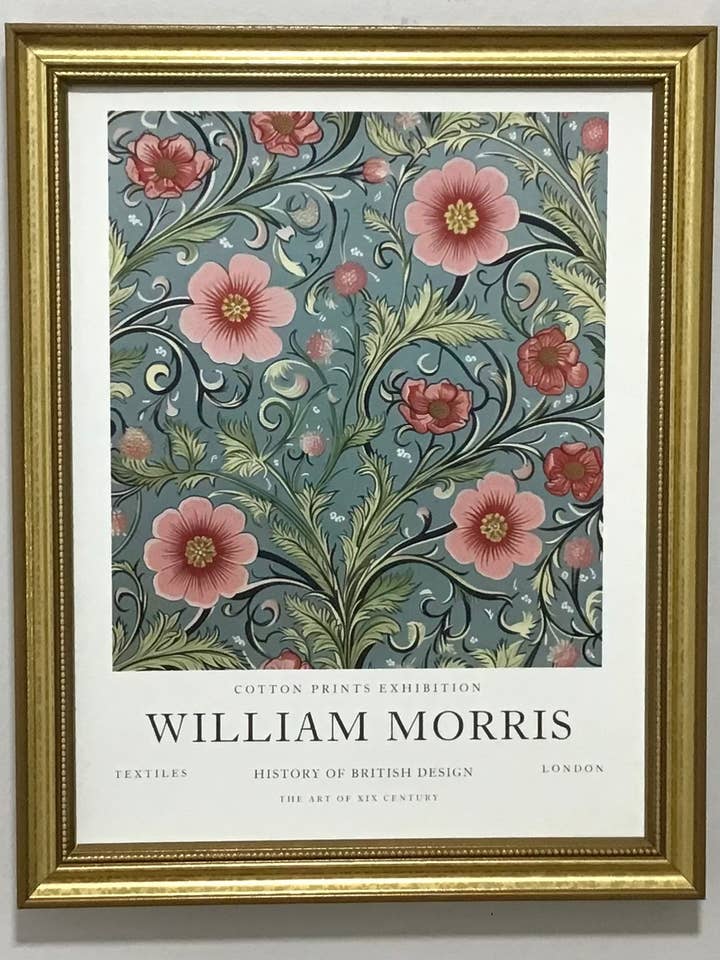 William Morris Art Print - Abstract 4 for wholesale by Allen Burn Designs