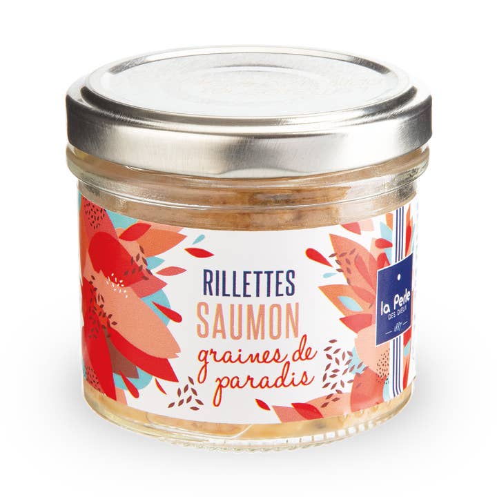 La Perle des Dieux - Wholesale Tinned Fish - Salmon rillettes with paradise seeds0