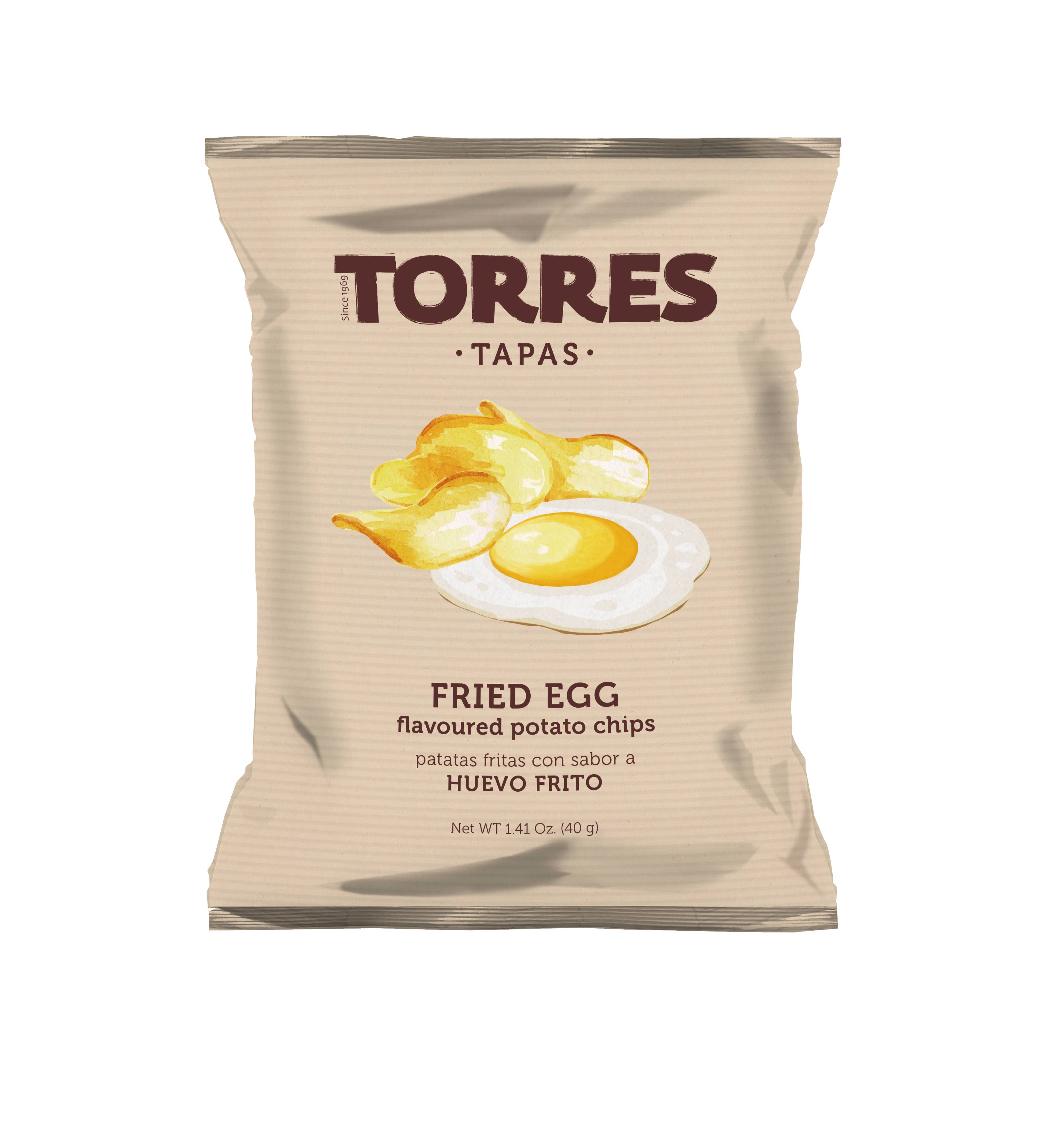 Patatas Torres - Wholesale Chips - Torres Tapas Fried Egg Flavor Potatoes 40G