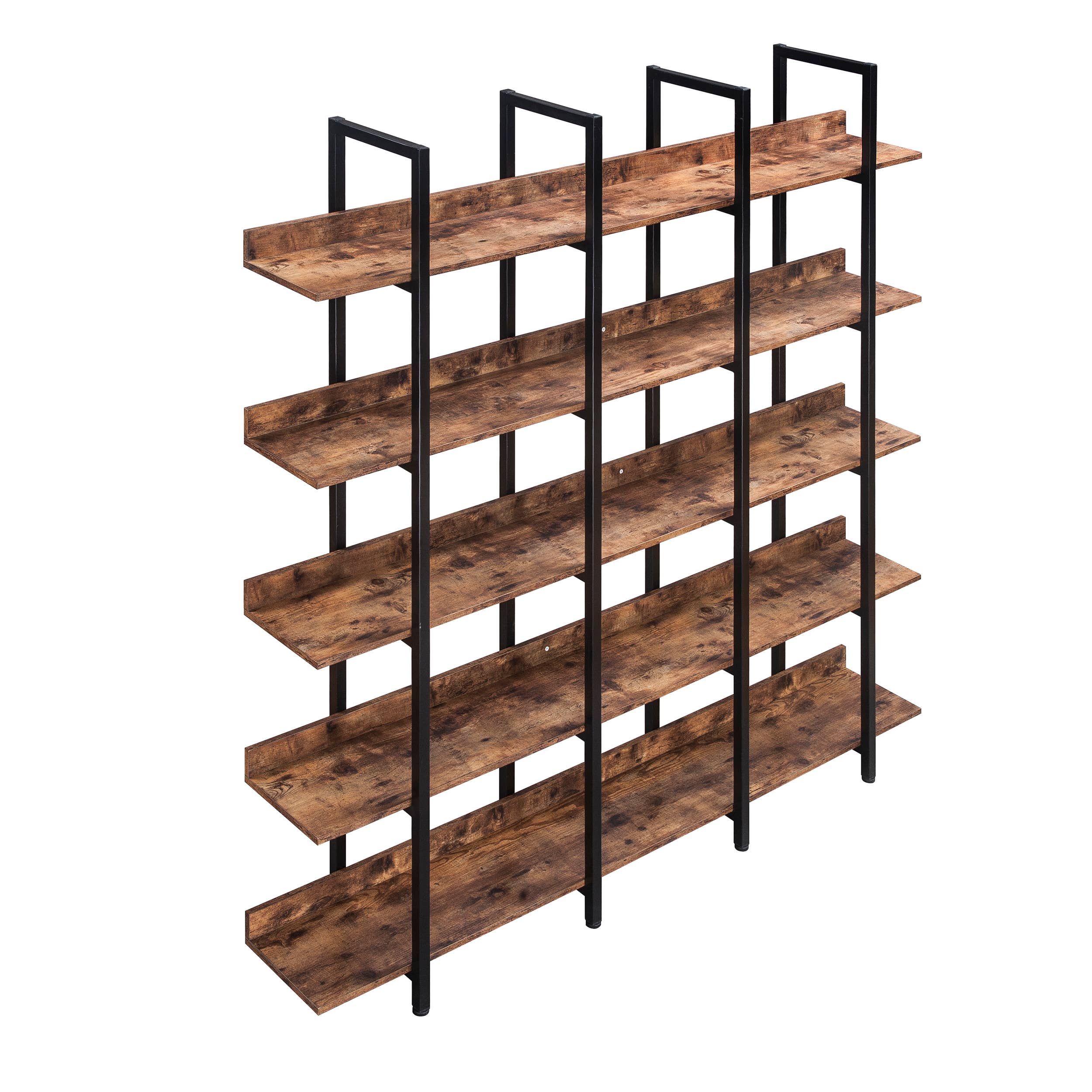 39F Inc. - Wholesale Bookcase - 5-Tier Industrial Bookcase Shelves Metal Frame,5 Colors32