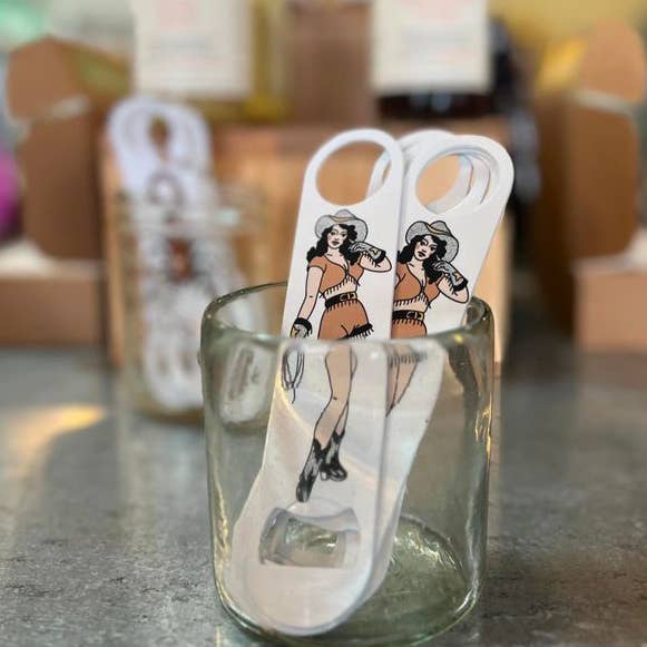 Seventh Eclectic - Wholesale Bottle/wine opener - Cowgirl Bottle Opener2