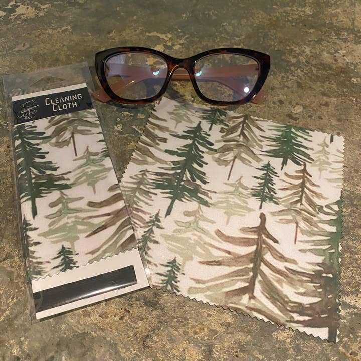 Pine Trees 6x6 Lens reinigingsdoekje voor wholesale door Crooked Halo
