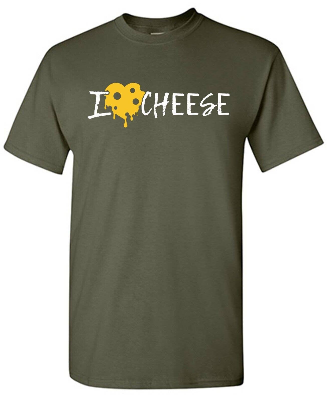 Feelin Good Tees - Wholesale Screen Printed T-Shirt - Unisex - I Heart Cheese4