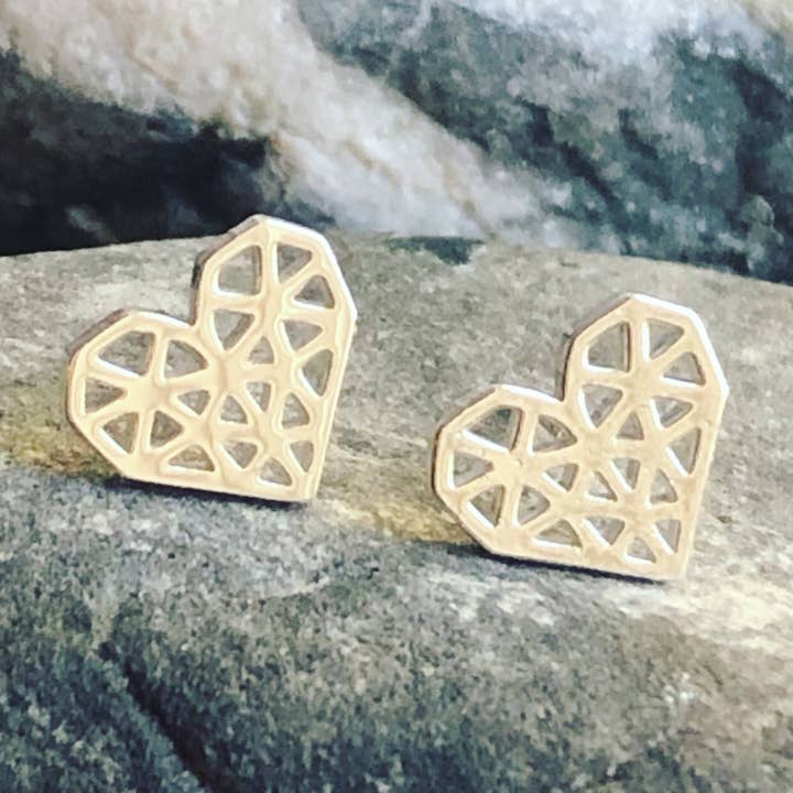 Brincos de Coração - 21E por atacado de Wonderland