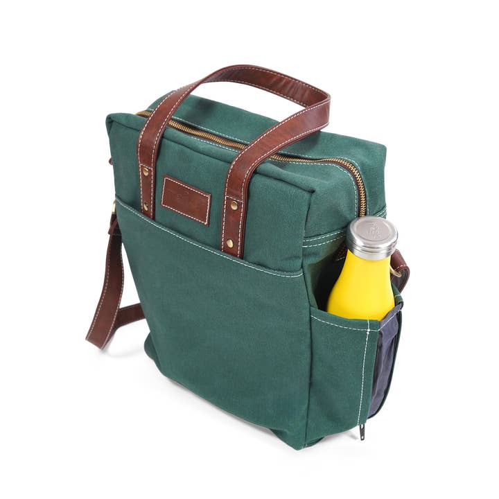 MAIKA - Vente Tote bag – unisexe - Fourre-tout Commuter, vert chasseur ciré1