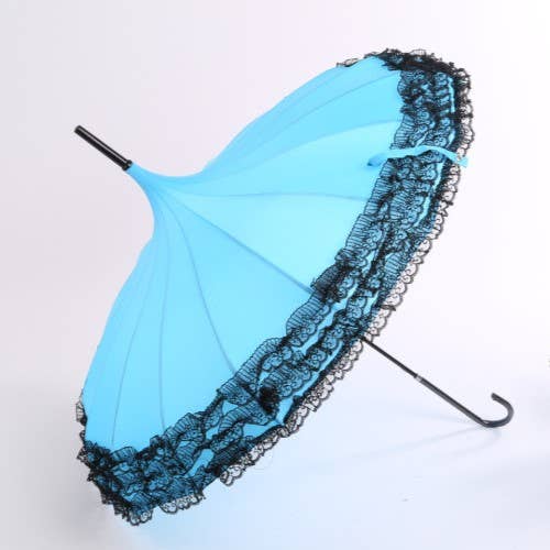 PEACH ACCESSORIES - Wholesale Umbrella - Women's - Pagoda Lacy Umbrella TW013 4