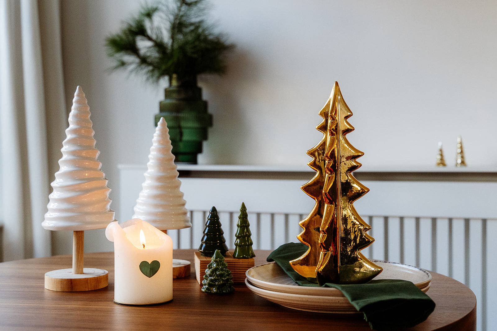 We Love Seasons EU - Vente Décoration de Noël - Cœurs à épingle dorée2