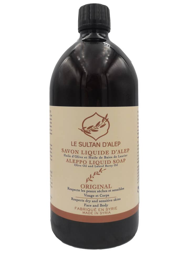 Aleppo Liquid Soap 1000ml for wholesale by LE SULTAN D'ALEP