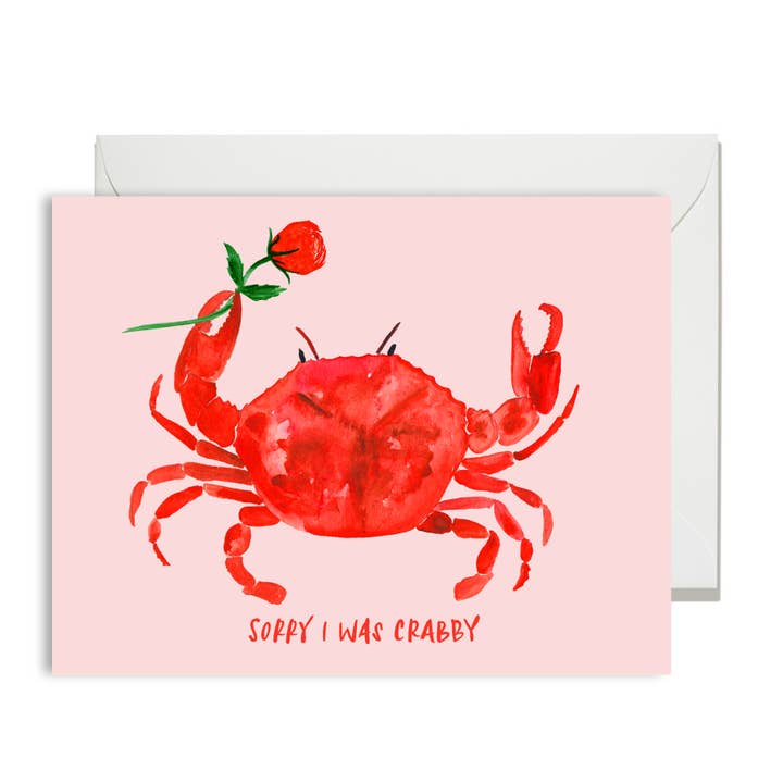 Sorry I Was Crabby for wholesale by Shannon Kirsten Illustration
