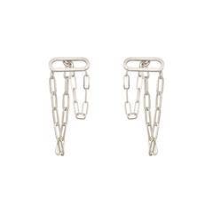 Limbo Jewelry - Wholesale Dangle Earrings - Link Dual Vert Earrings9