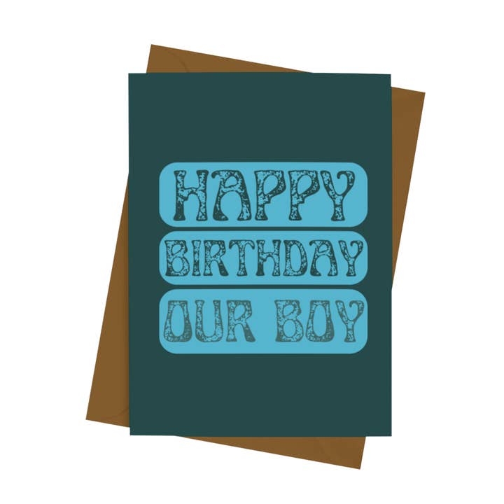HB OUR BOY CARD for wholesale by Parful Stuff