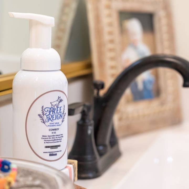 Free Reign Farm - Wholesale Hand Soap/Wash - Foaming Liquid Goat Milk Hand Soap. All Natural. New Look!2
