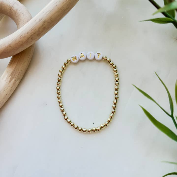 Taylor Toms Designs - Wholesale Beaded Bracelet - Custom Gold Beaded Bracelet