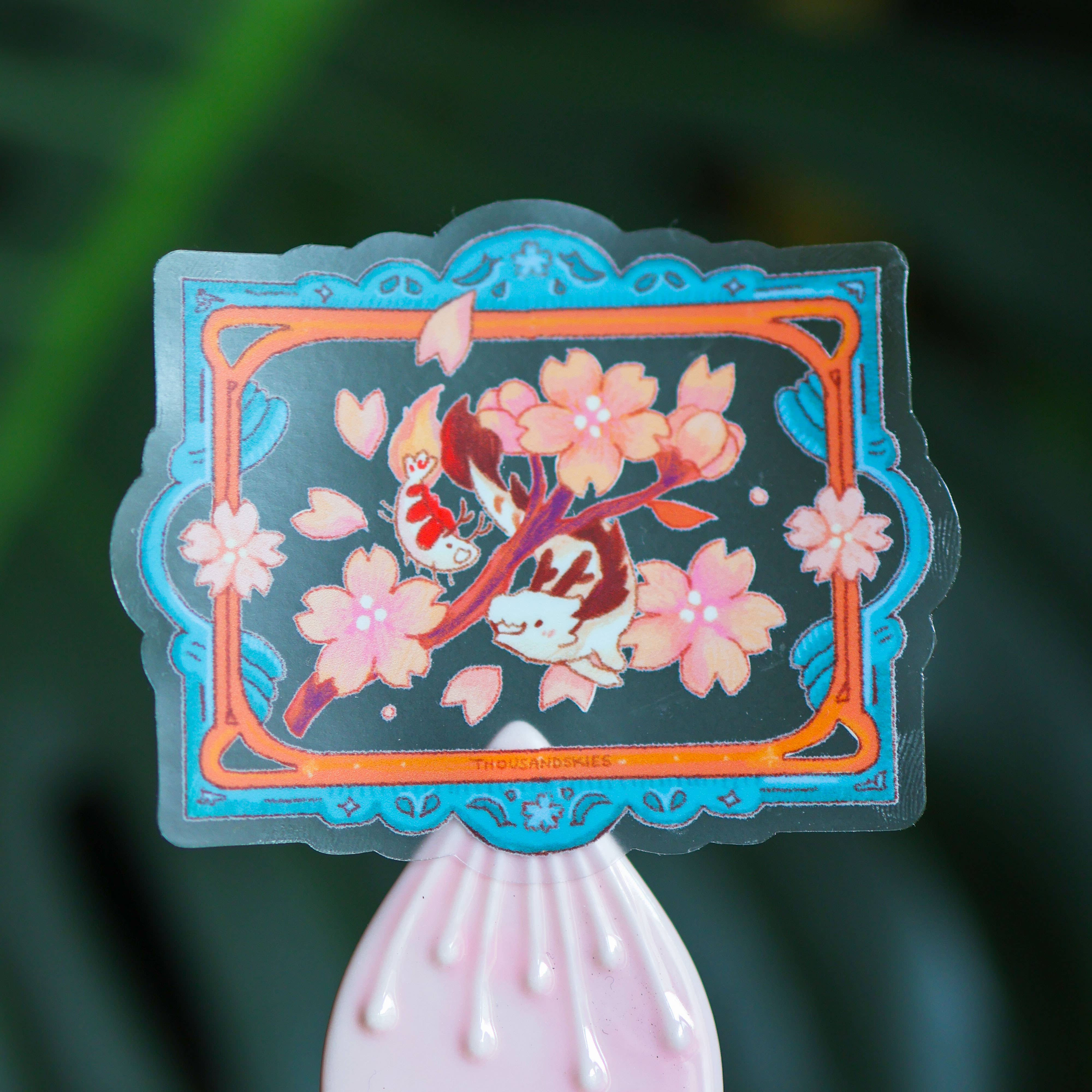 Thousand Skies – wholesale Sticker – Vinyl Sticker (Transparent) Friendship Blooms2