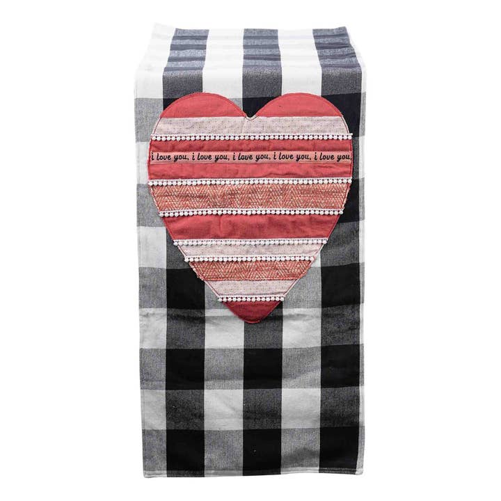 Love You Heart Runner for wholesale by Glory Haus
