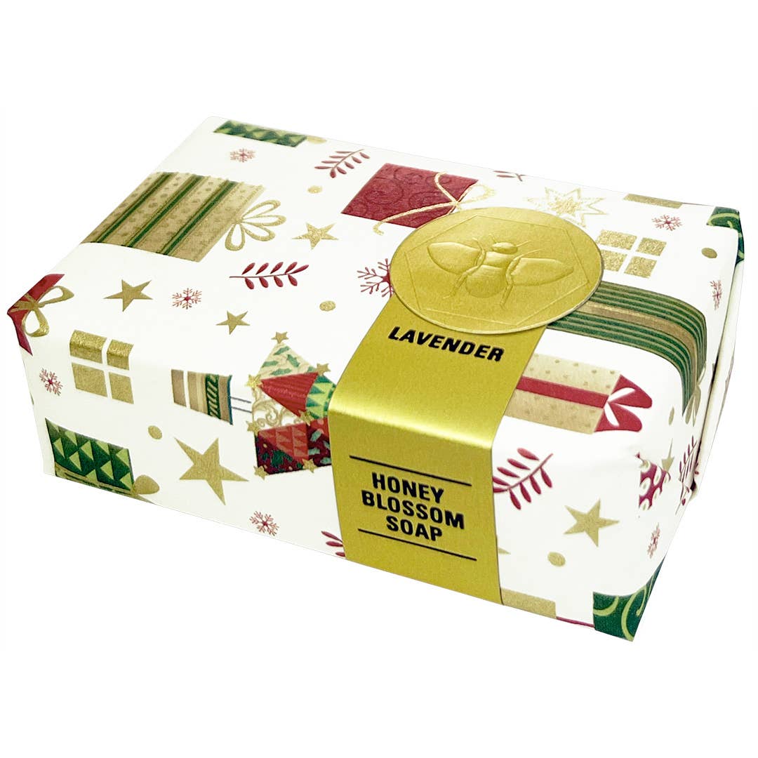 Honey House Naturals - Wholesale Bar Soap - Holiday Paper Wrapped Soap - 3.5oz Individual6