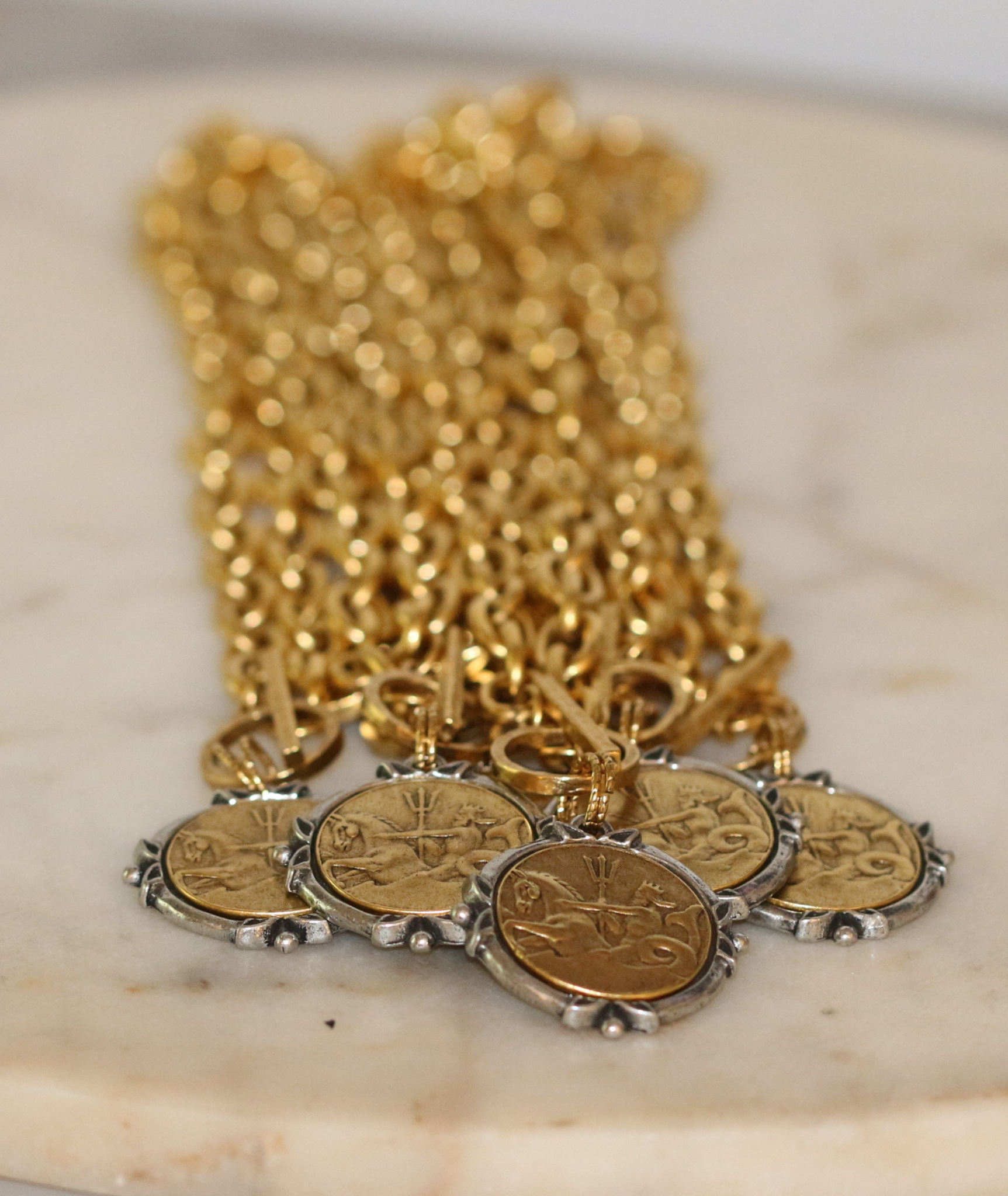 Deep South Originals Inc. - Wholesale Pendant/Charm Necklace - Neptune Coin Necklace4