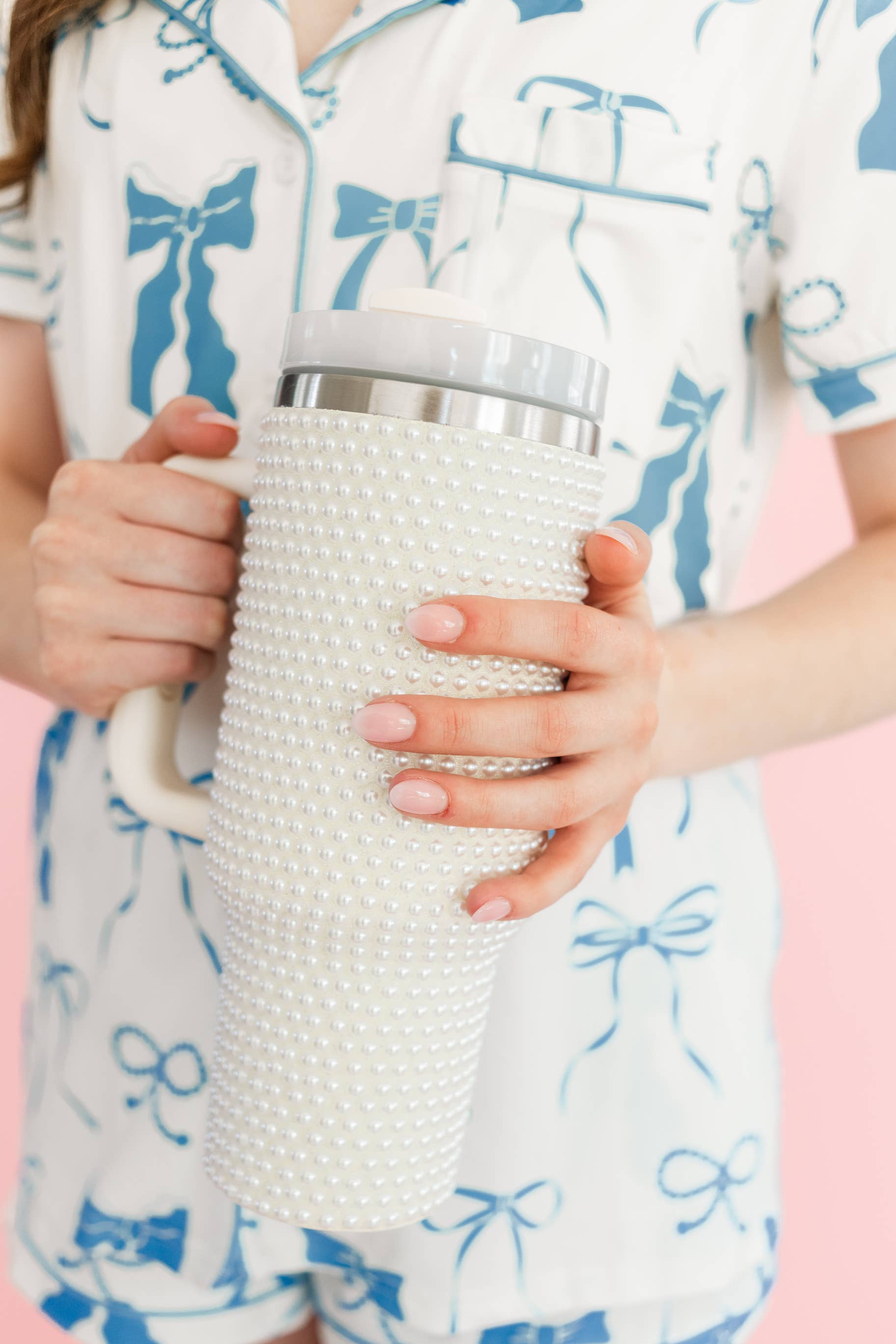 Rock Paper Scissors - Vente Gourde/bouteille isotherme - Gobelet Crème Perle 40oz