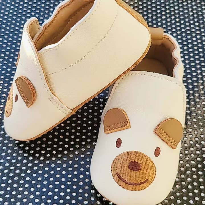 Zapato infantil (Fredermen) de suela blanda con diseño de oso polar para venta al por mayor de Sherick Fredermen