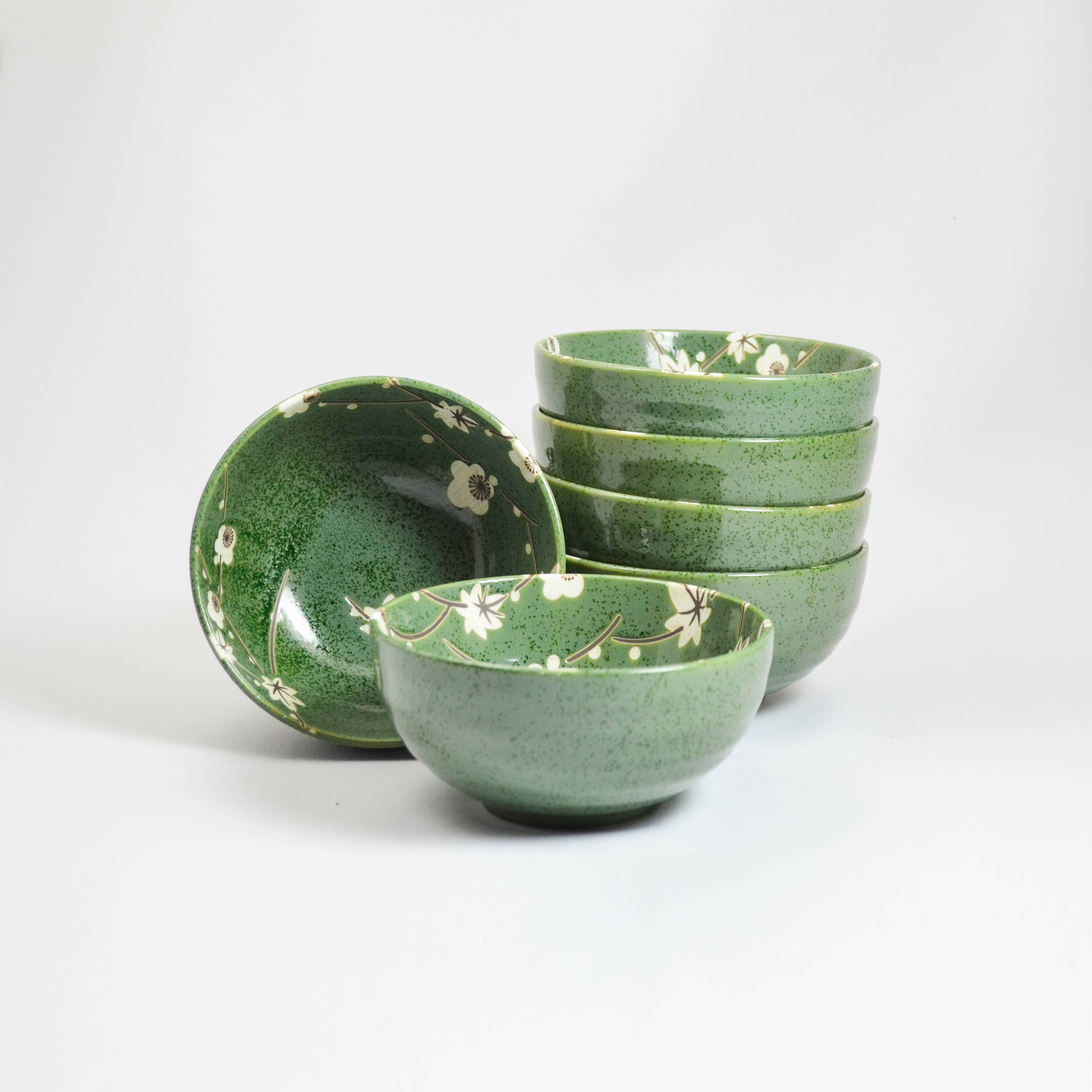 Ja-Unendlich - Wholesale Coffee/Tea Cup - Cha wan tea bowl raku green/beige 12x6cmH (B)1