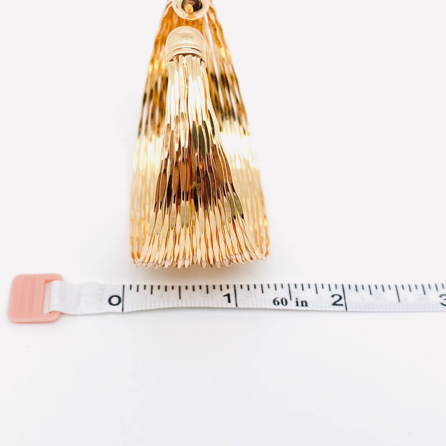 Mio Queena - Wholesale Cuff Bracelet - Multi-layered Metal Coil Wide-sided Gold-plated Cuff Bangle3