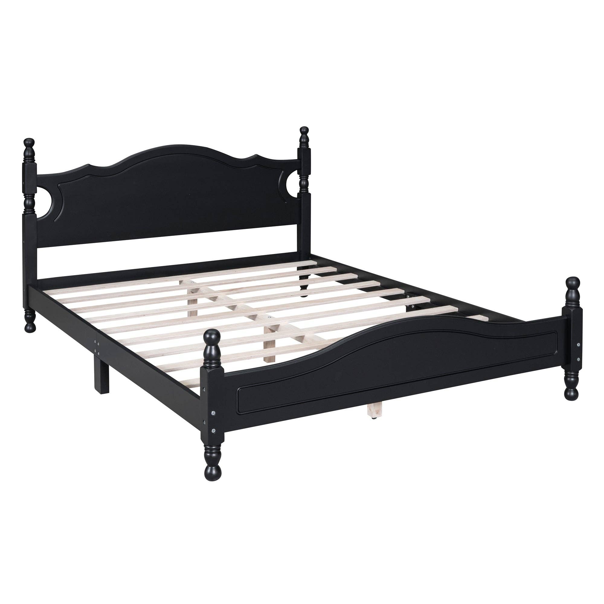 39F Inc. - Wholesale Bed - Queen/Full Size Wood Platform Bed Modern Renaissance style8