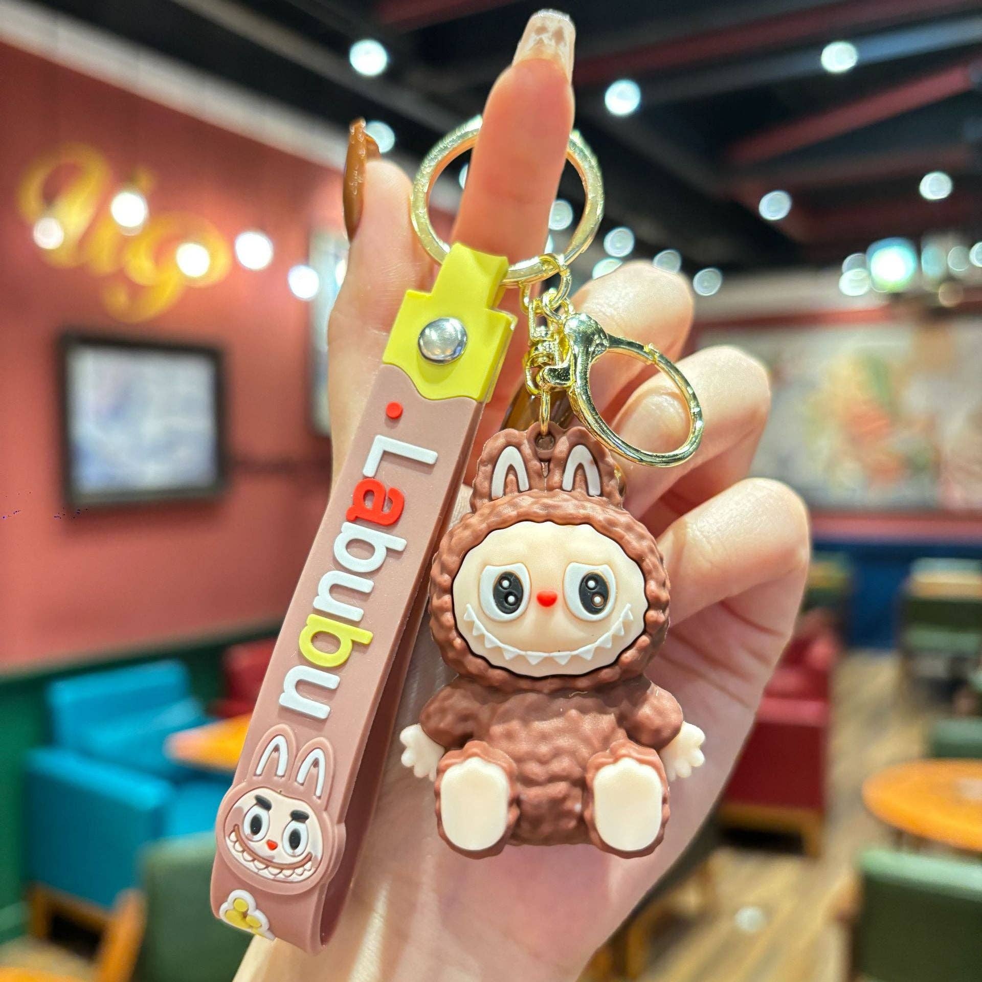 Little Trendy - Wholesale Keychain - Women's - Cute Silicone cute monster Keychain Bag Pendant6