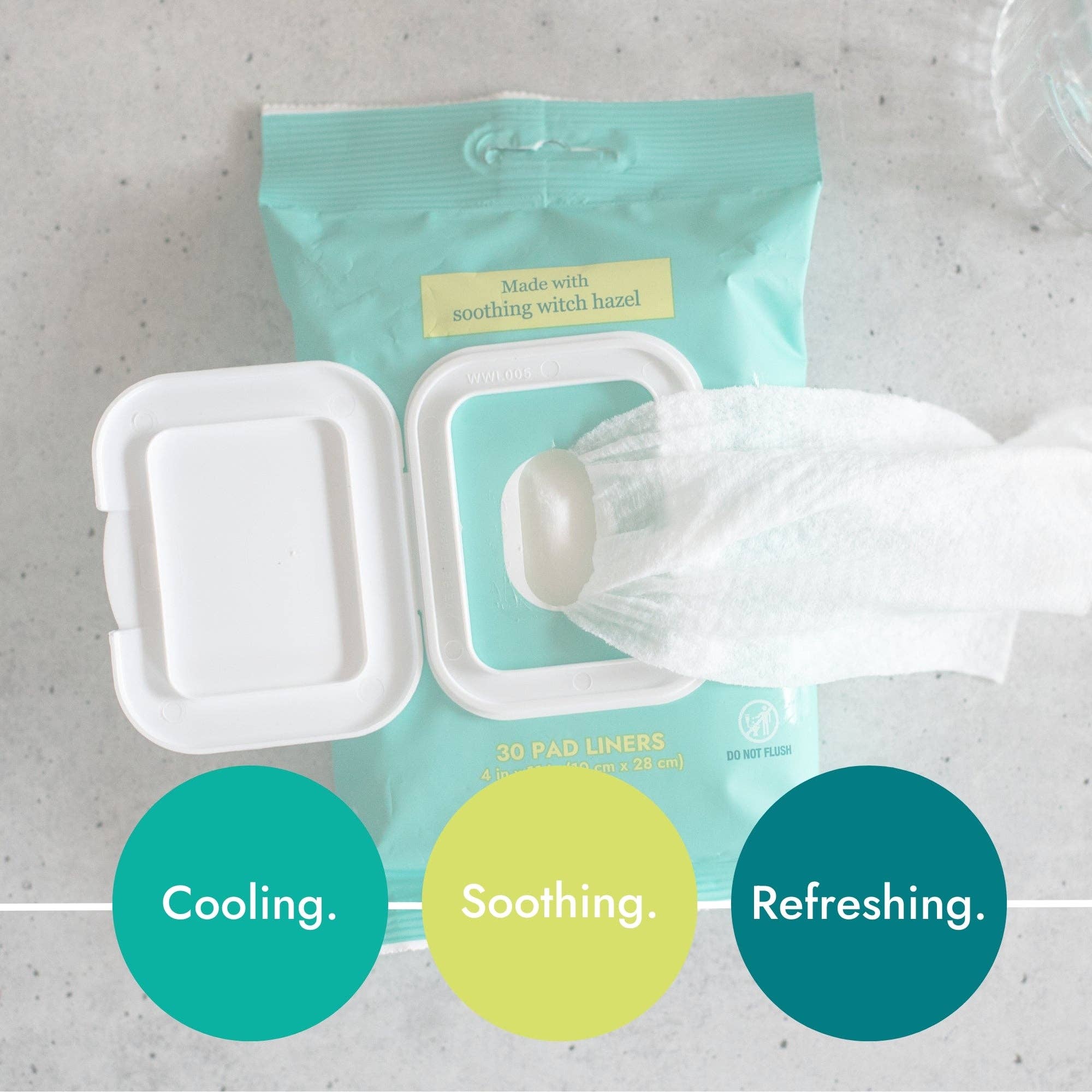 Earth Mama Organics - Wholesale Nursing Pillow/Pad - Maternity - ona Postpartum Recovery Liners, Made with Witch Hazel, 30ct (Case of 12)1