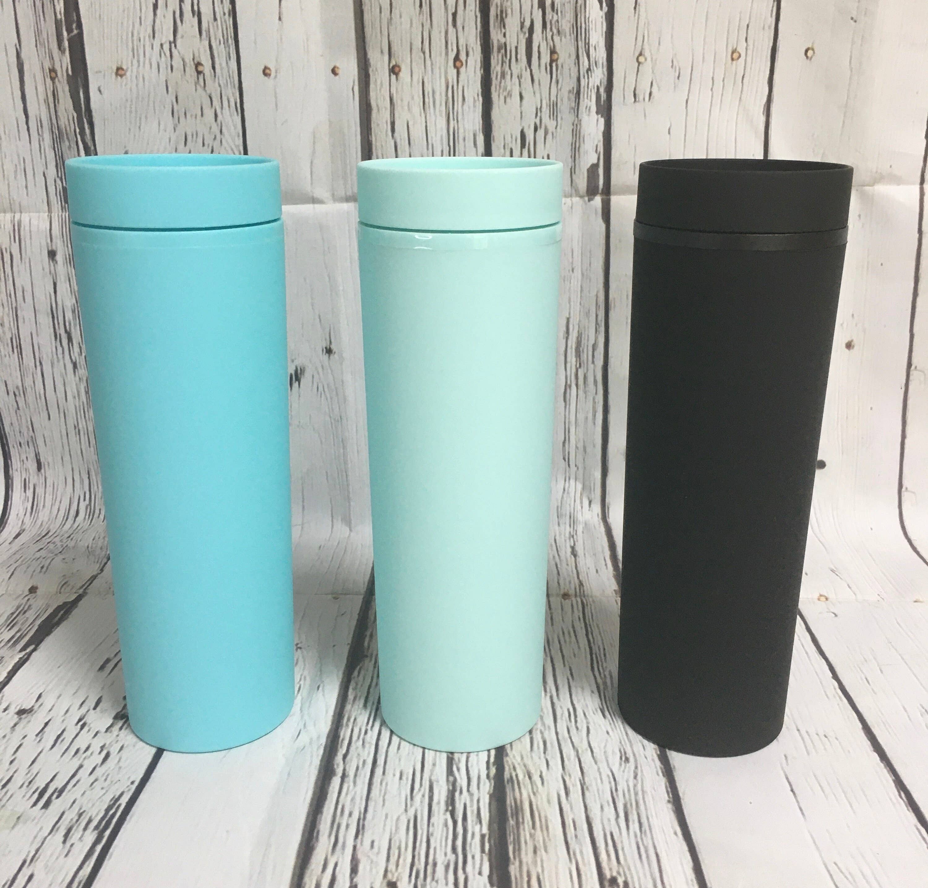 Stencil Art Canada - Wholesale Geïsoleerd drinkgerei - 16 oz. Dubbelwandige slanke acrylbeker1