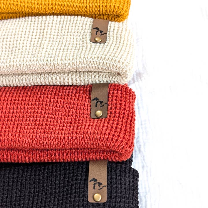 Simply Born Designs - Wholesale Beanie - Unisex - Great Lakes Waffle Knit Winter Beanie, Great Lakes Apparel 6