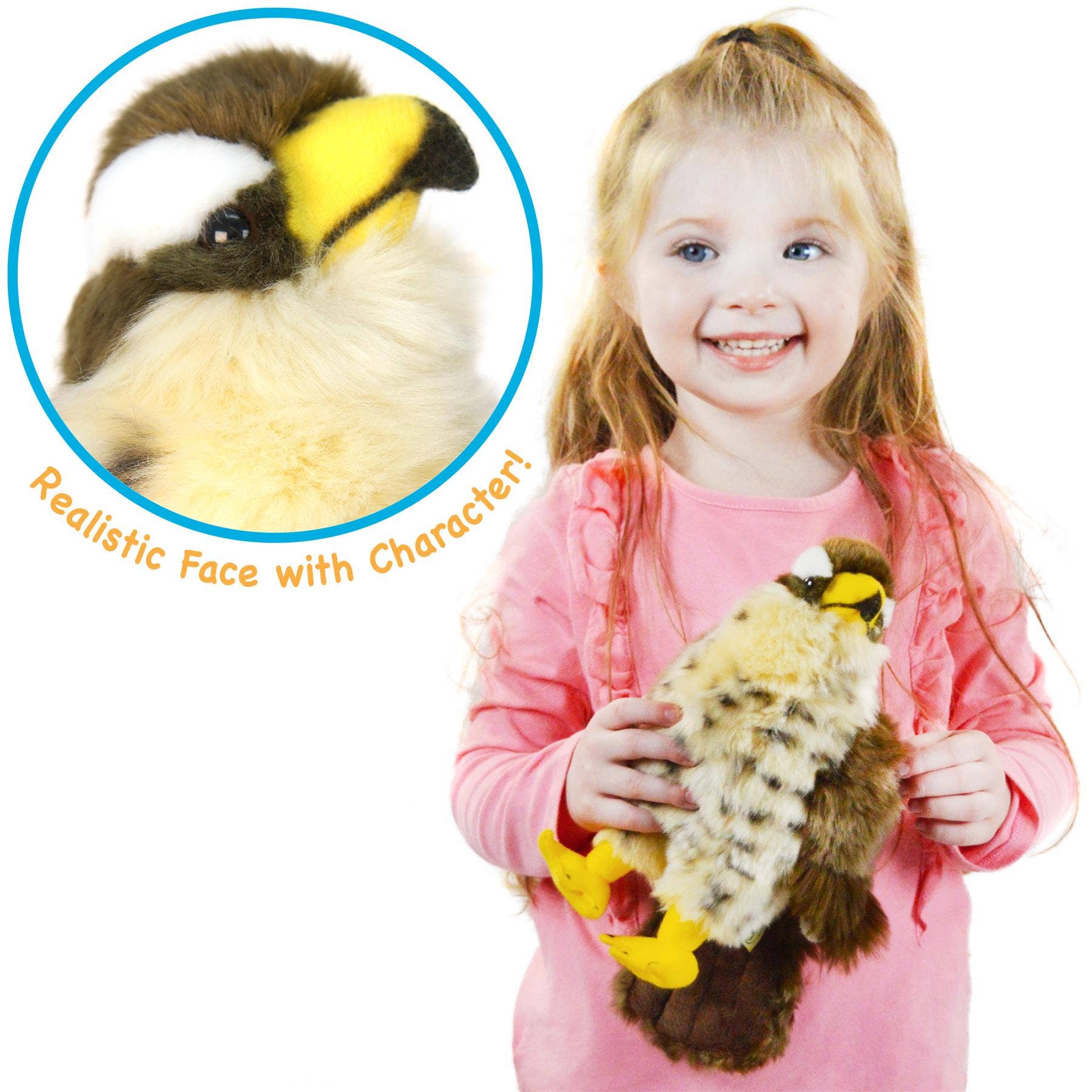 VIAHART Toy Co. - Wholesale Stuffed/Plush Toy - Kids & Baby - Percival The Peregrine Falcon | 9 Inch Stuffed Animal Plush1