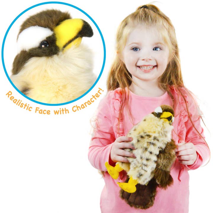 VIAHART Toy Co. - Wholesale Stuffed/Plush Toy - Kids & Baby - Percival The Peregrine Falcon | 9 Inch Stuffed Animal Plush1