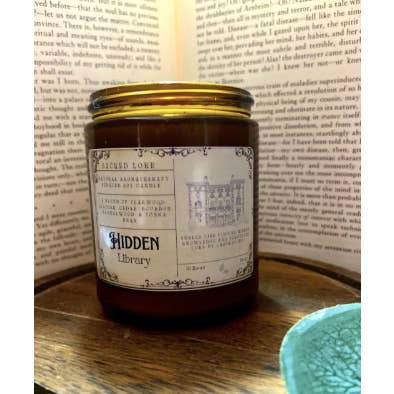 Sacred Lore – Vela em jarro/copo por atacado – Vela de Biblioteca Oculta, Vela Literária, Presente para Amantes de Livros9