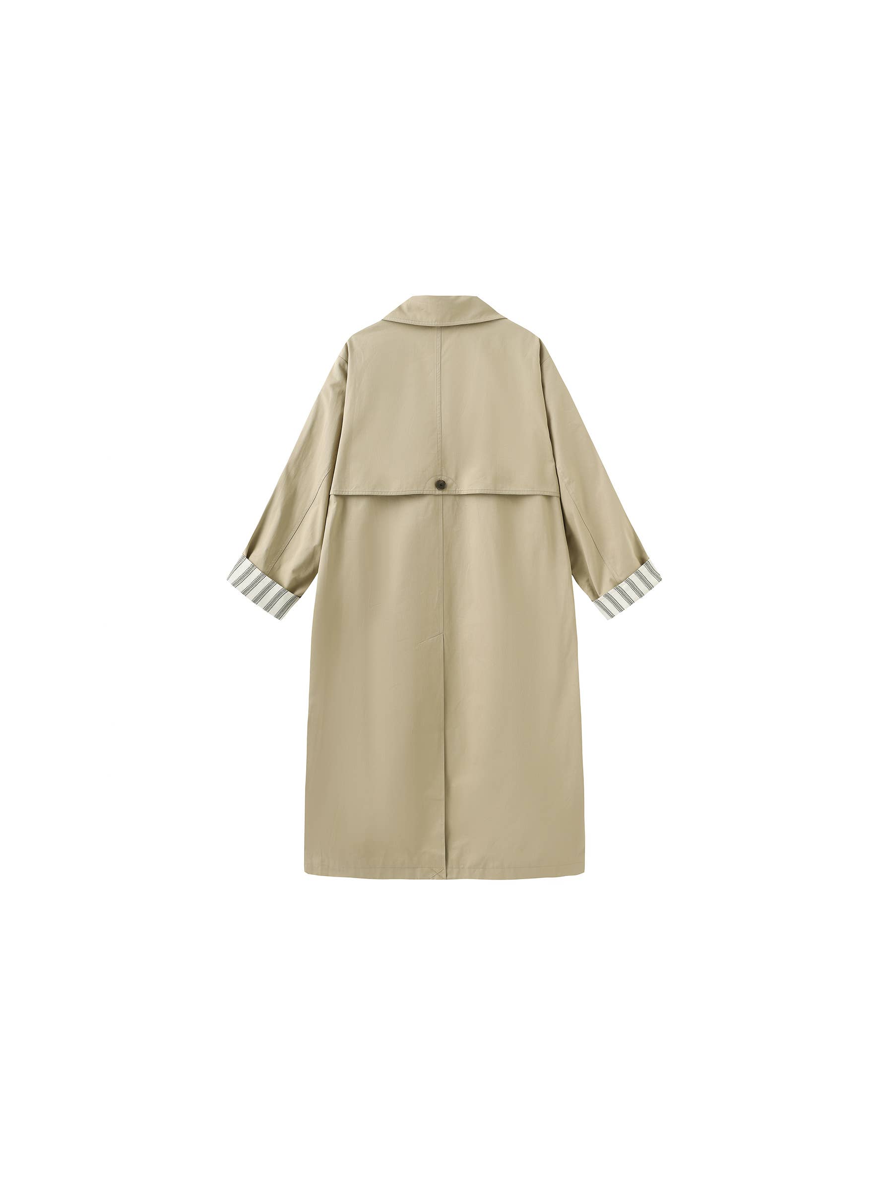 CUBIC - Wholesale Trenchcoat - Dames - Macintosh trenchcoat met gestreepte voering1