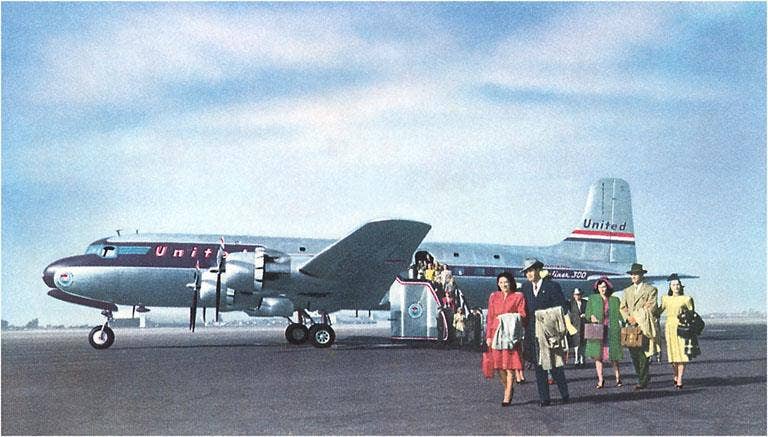 Found Image Press - Wholesale Magnet - Magnet AV-124 Passengers Deplaning0