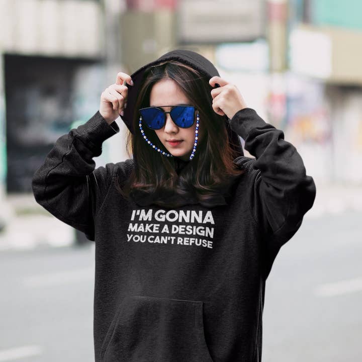 Sudadera unisex con capucha Mobster Design para venta al por mayor de inspire