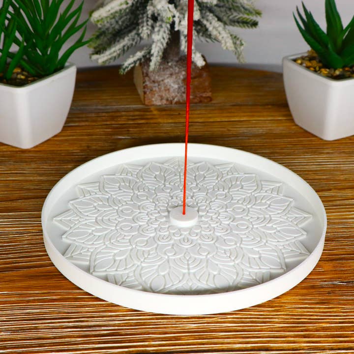 Porta-Incenso Mandala, Queimador de Incenso Minimalista, Casa Zen por atacado de Herbs&Belles