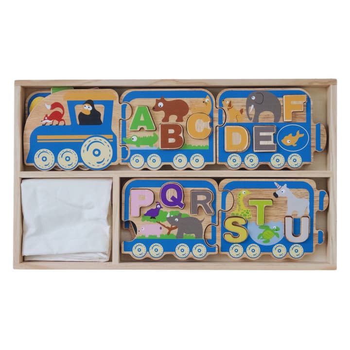 BeginAgain - Wholesale Puzzle - Kids - Animal Parade Alphabet Train