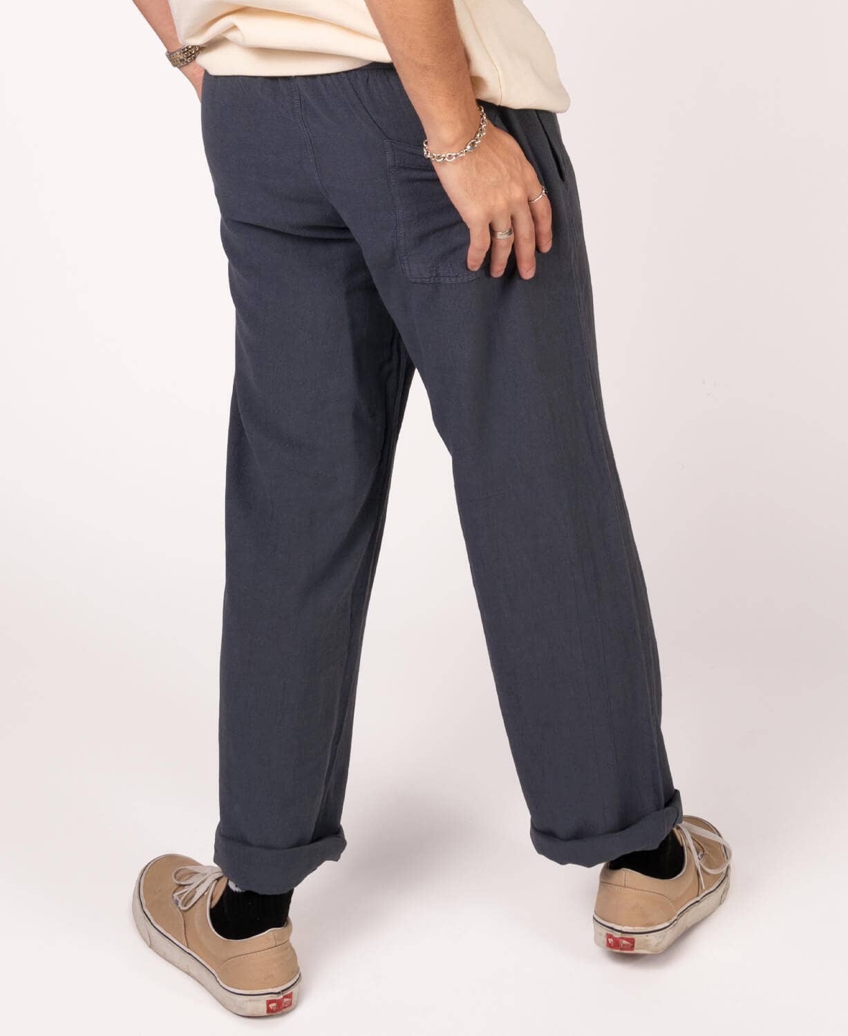 Soul Flower - Wholesale Pants - Men's - Hemp Yoga Pants - Midnight1