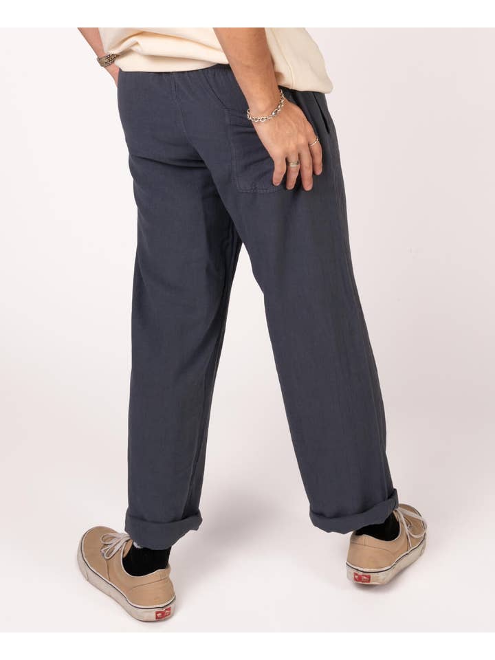 Soul Flower - Wholesale Pants - Men's - Hemp Yoga Pants - Midnight1