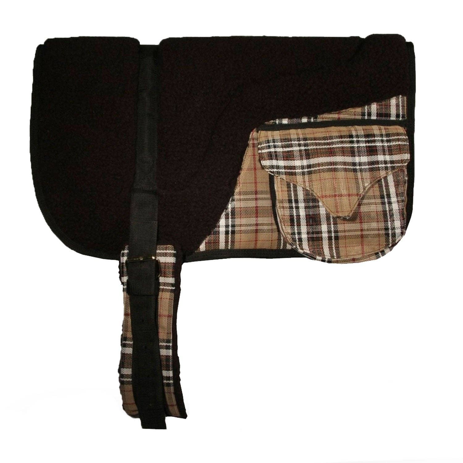 Kensington - Wholesale Horseback Riding Gear - Fleece Bareback Pad w/ Pockets2