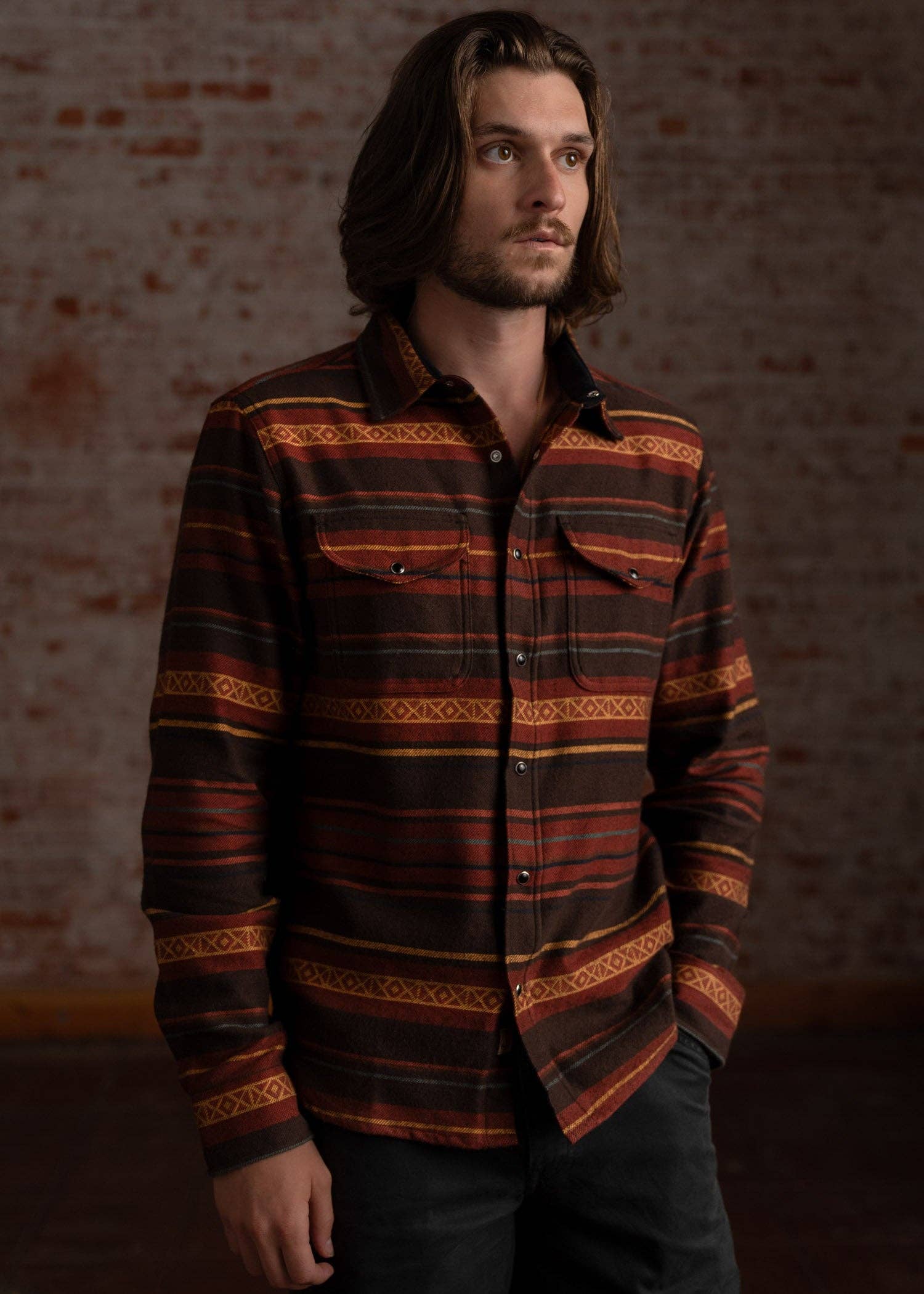 Iron & Resin – wholesale Buttoned-down shirt – Men's – Flatland Shirt3