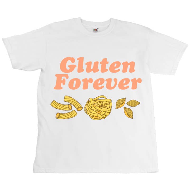 Gluten Forever Tee - Unisex - Digital Printing for wholesale by Roukeys