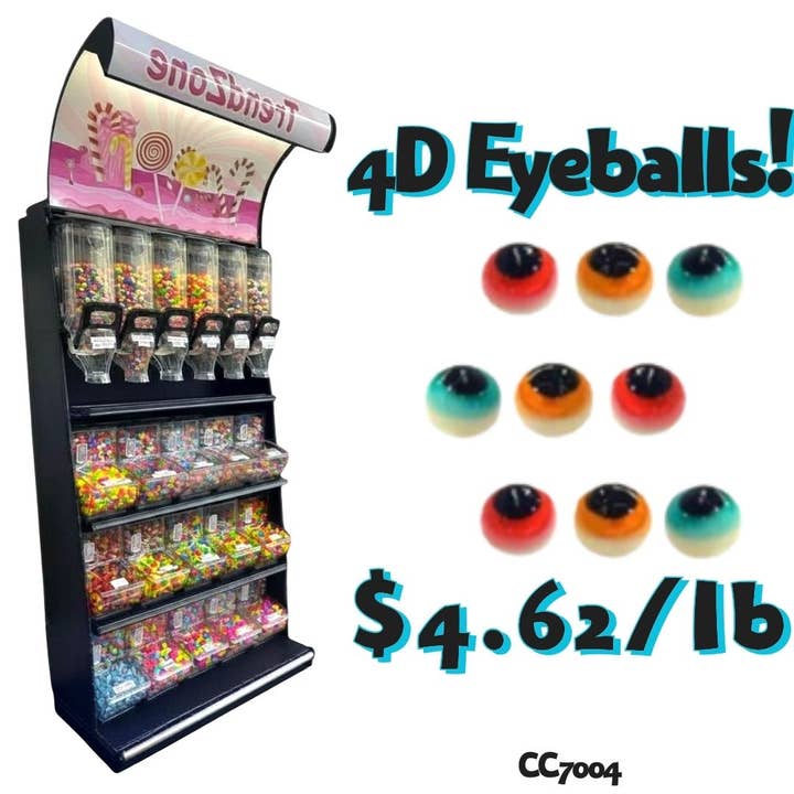 Bulk Candy Gummies – 4D Eye Balls for wholesale by Trend Zone