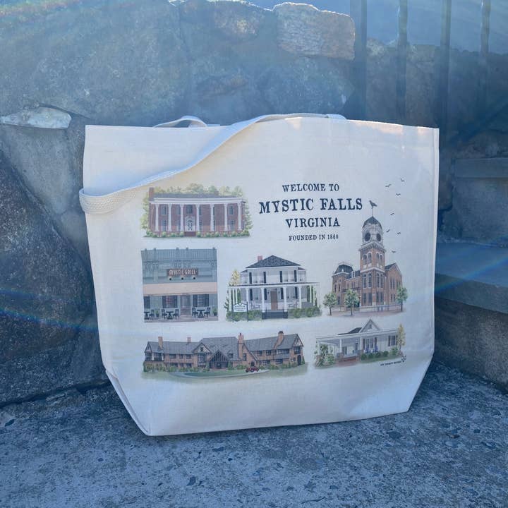 Fox Burrow Designs - Wholesale Tote Bag - Women's - Mystic Falls - Canvas Tote2