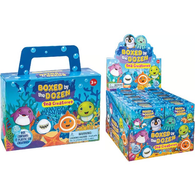 Master Toys & Novelties Inc. - Wholesale Figurine Toy - Kids - Master Toys Boxed by the Dozen 12 Plastic Sea Creatures